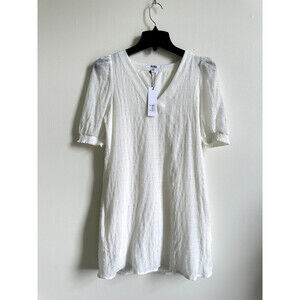 BB Dakota Women's V-Neck mini Dress In Bright White Size XS